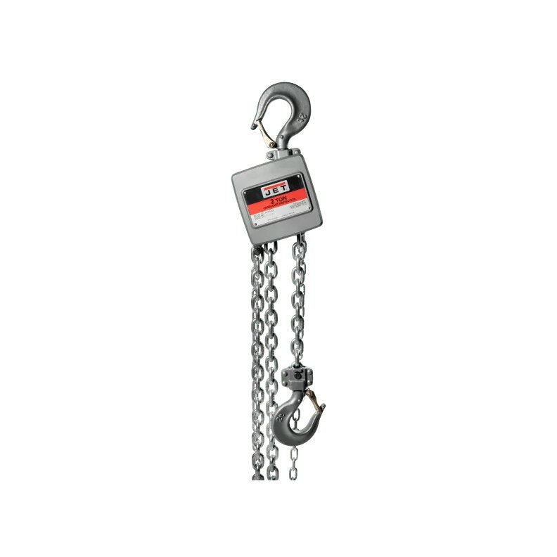 Jet 2-Ton AL100-200-10 Aluminum Hand Chain Hoist with 10ft of Lift