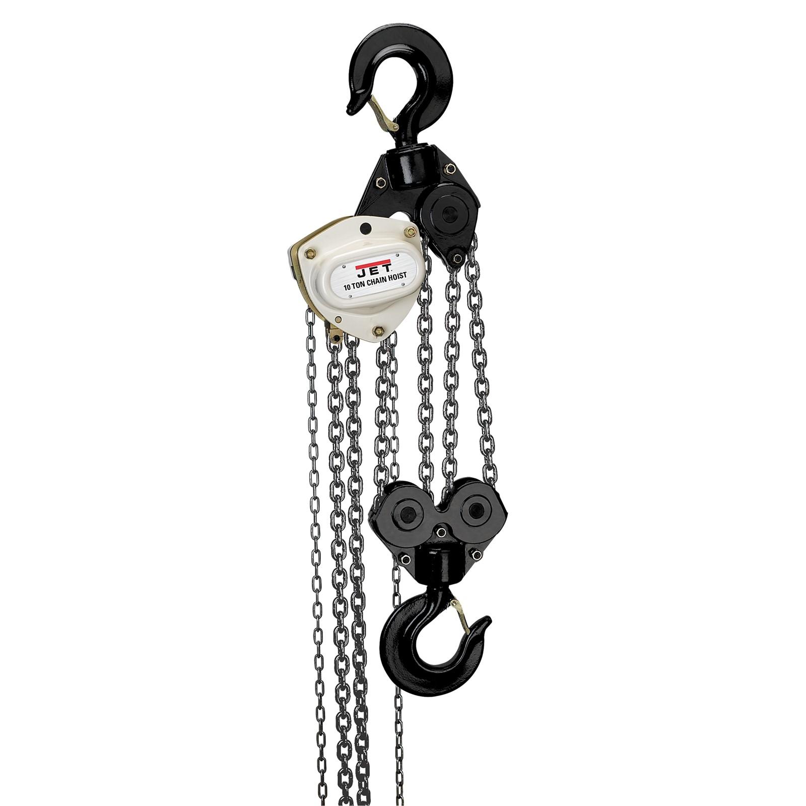 Jet L100-1000WO-20, 10 Ton 20' Lift and Overload Protection