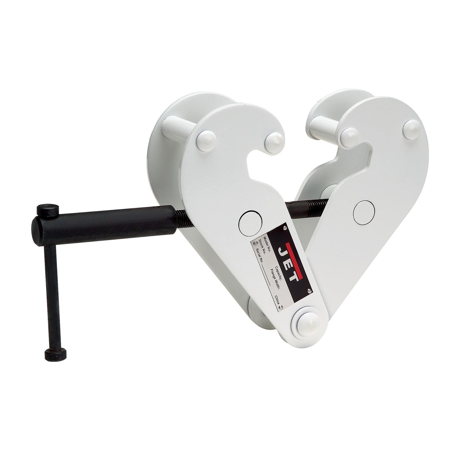 Jet JBC-3, 3 Ton, Fits 4" - 9-7/8" Wide Beam