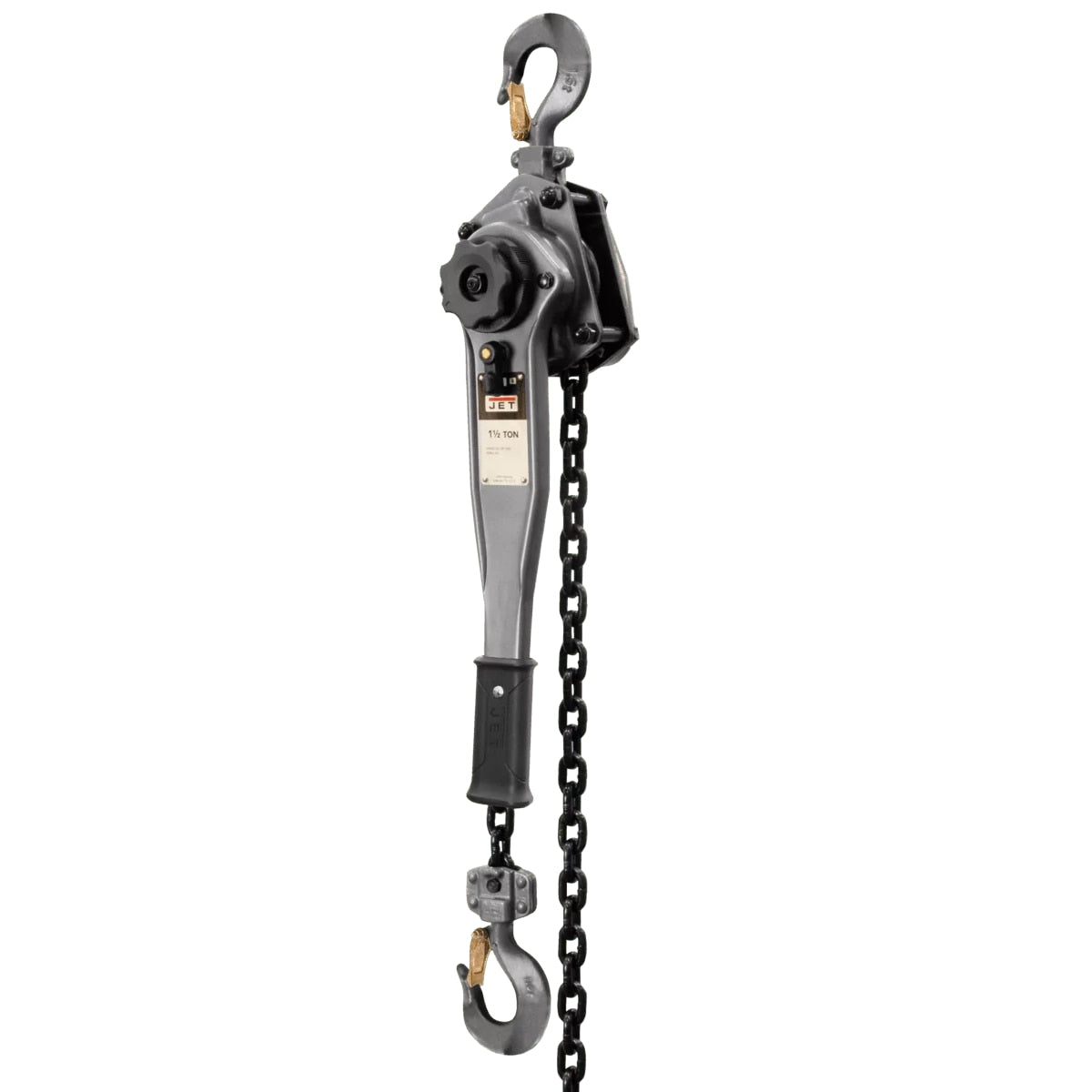 JET 287401, LEVER HOIST, 1-1/2 TON 
WITH 10FT LIFT,JLP-A ALLOY STEEL HOOKS, replaces discontinued item 187611