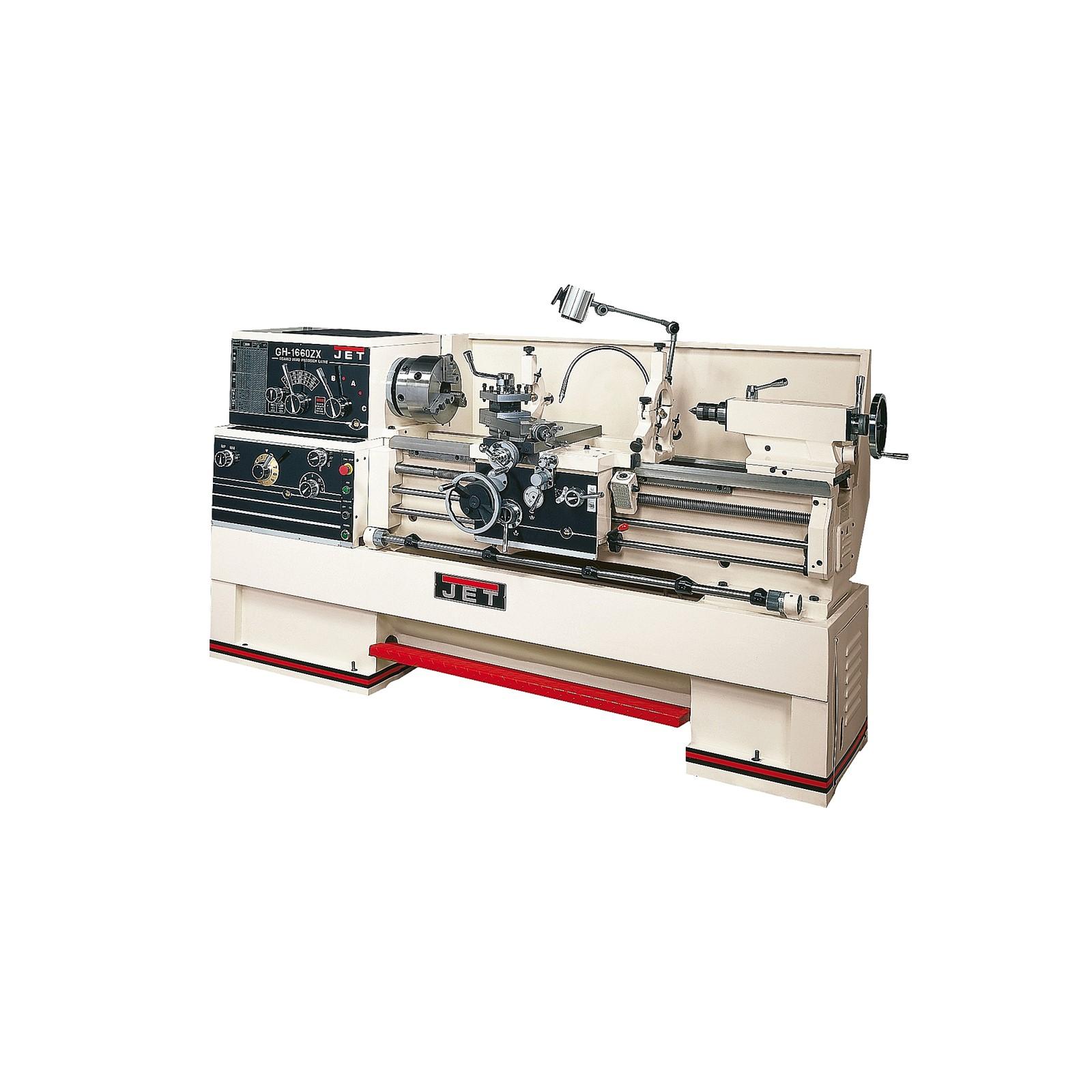 Jet GH-1660ZX, 16" Swing 60" Centers, D1-8 Camlock Spindle, 7-1/2HP, 3Ph, 230/460V