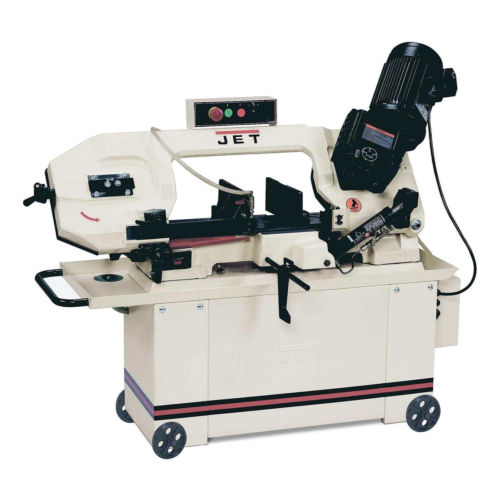 Jet HBS-814GH, 8" x 14" Geared Head Horizontal / Vertical Bandsaw 1HP, 1Ph