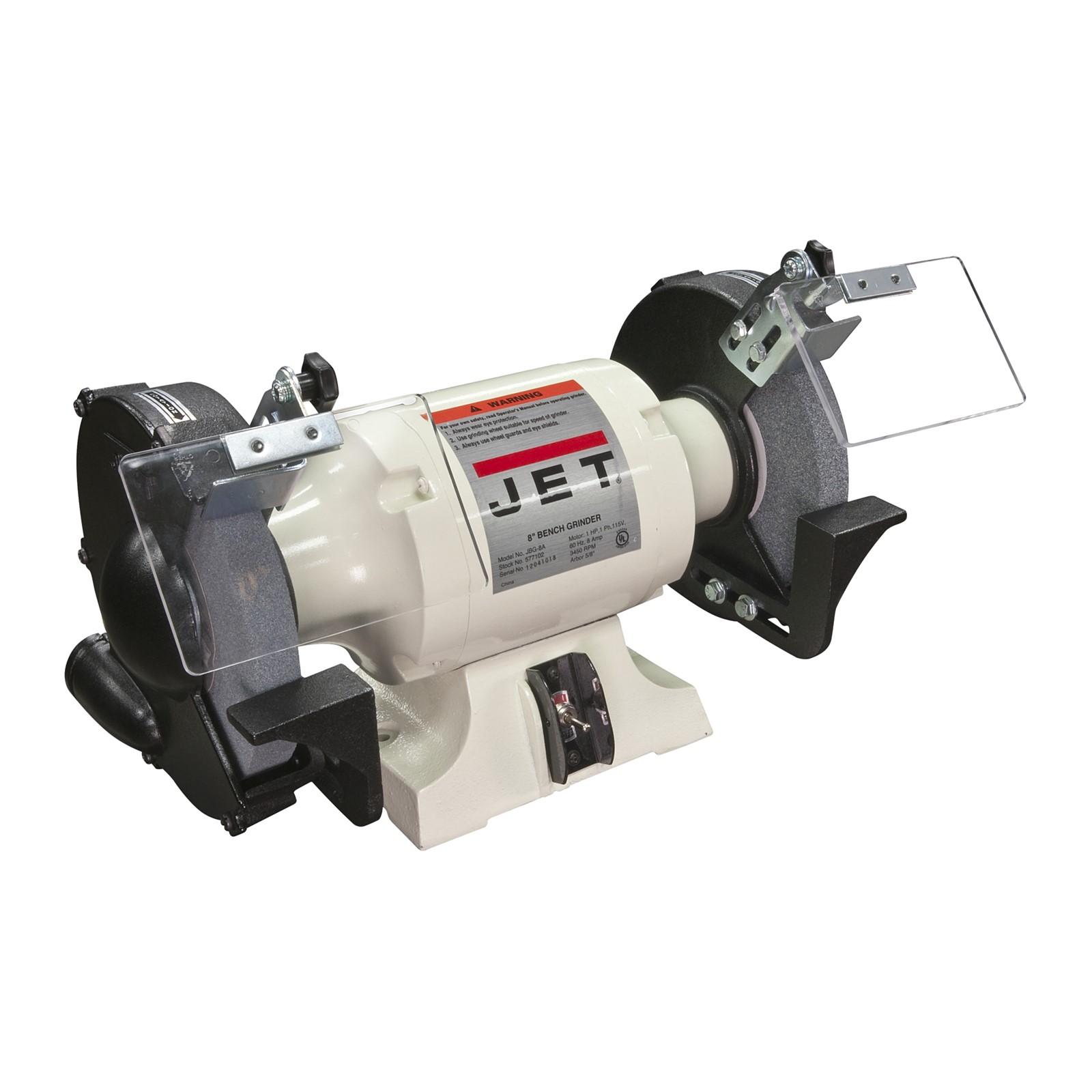 Jet JBG-6B Bench Grinder, 6" x 3/4" Wheel, 1/2HP