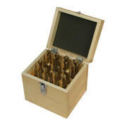 Jet 20 PC Tin Coated Double End Mill Set 3/16-3/4th by 16ths 1 ea 2 & 4 Flute