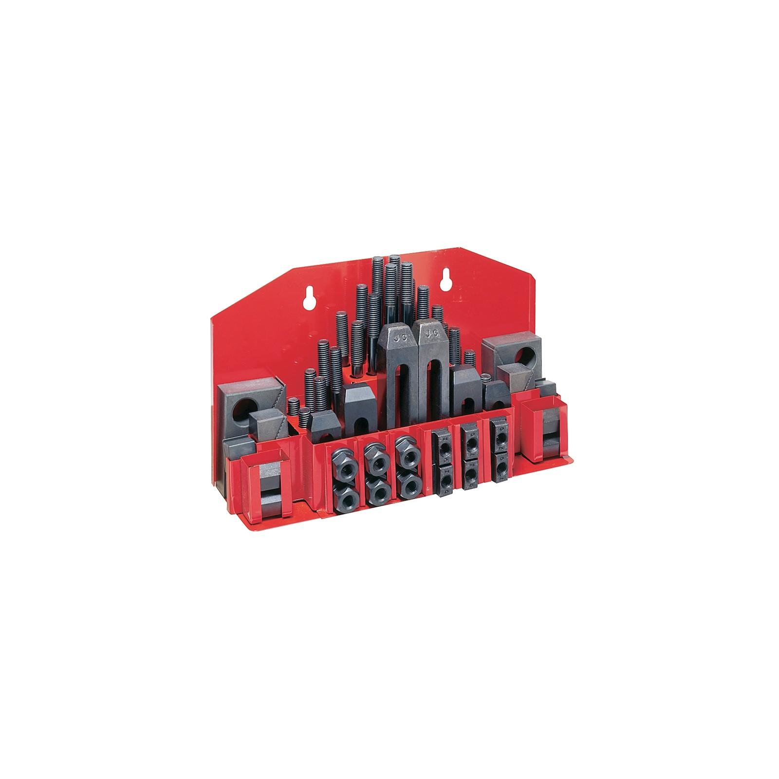 Jet CK-12, Clamping Kit 52-pc with Tray for 9/16" and 5/8" T-slot