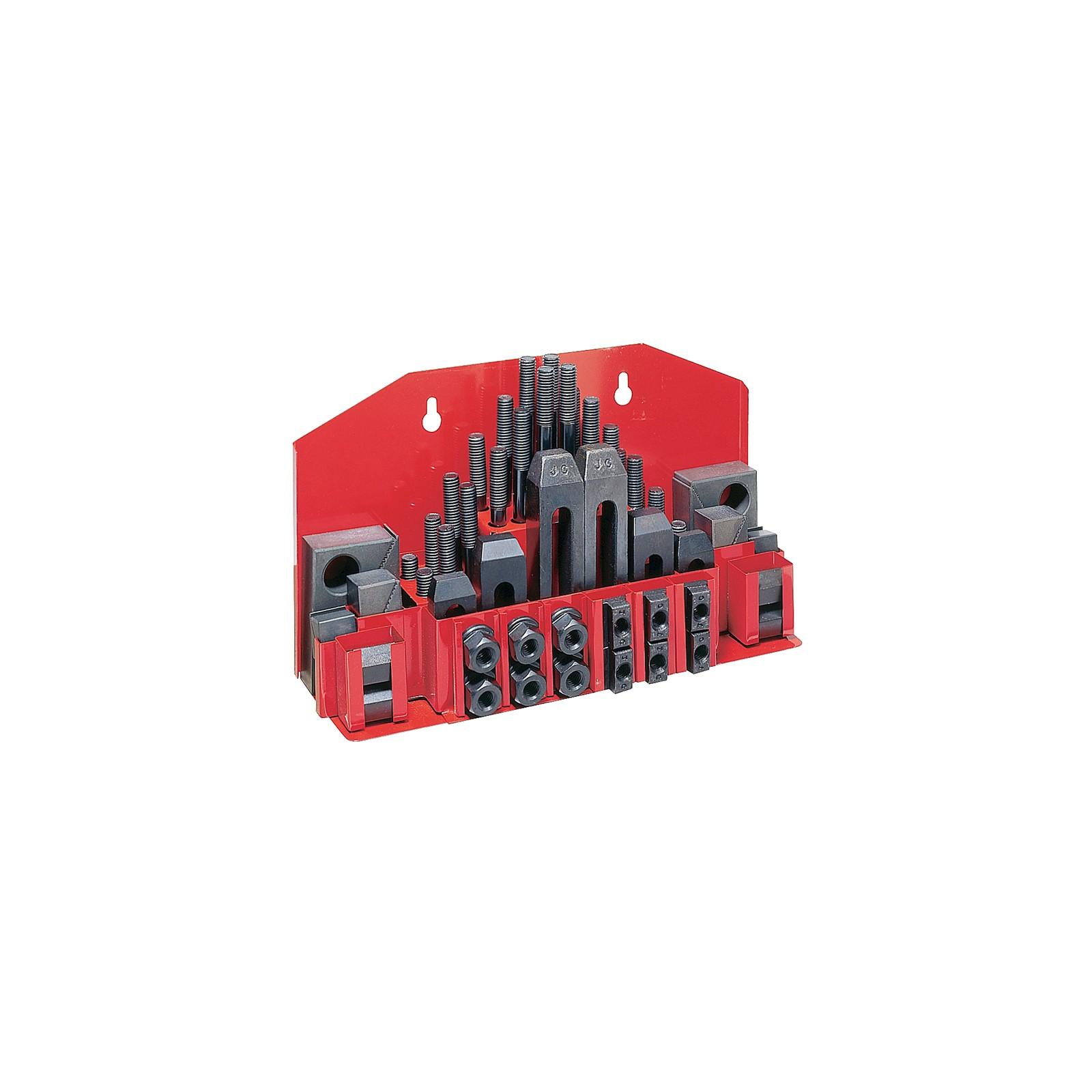 Jet CK-38, Clamping Kit 52-pc with Tray for 7/16" and 1/2" T-slot