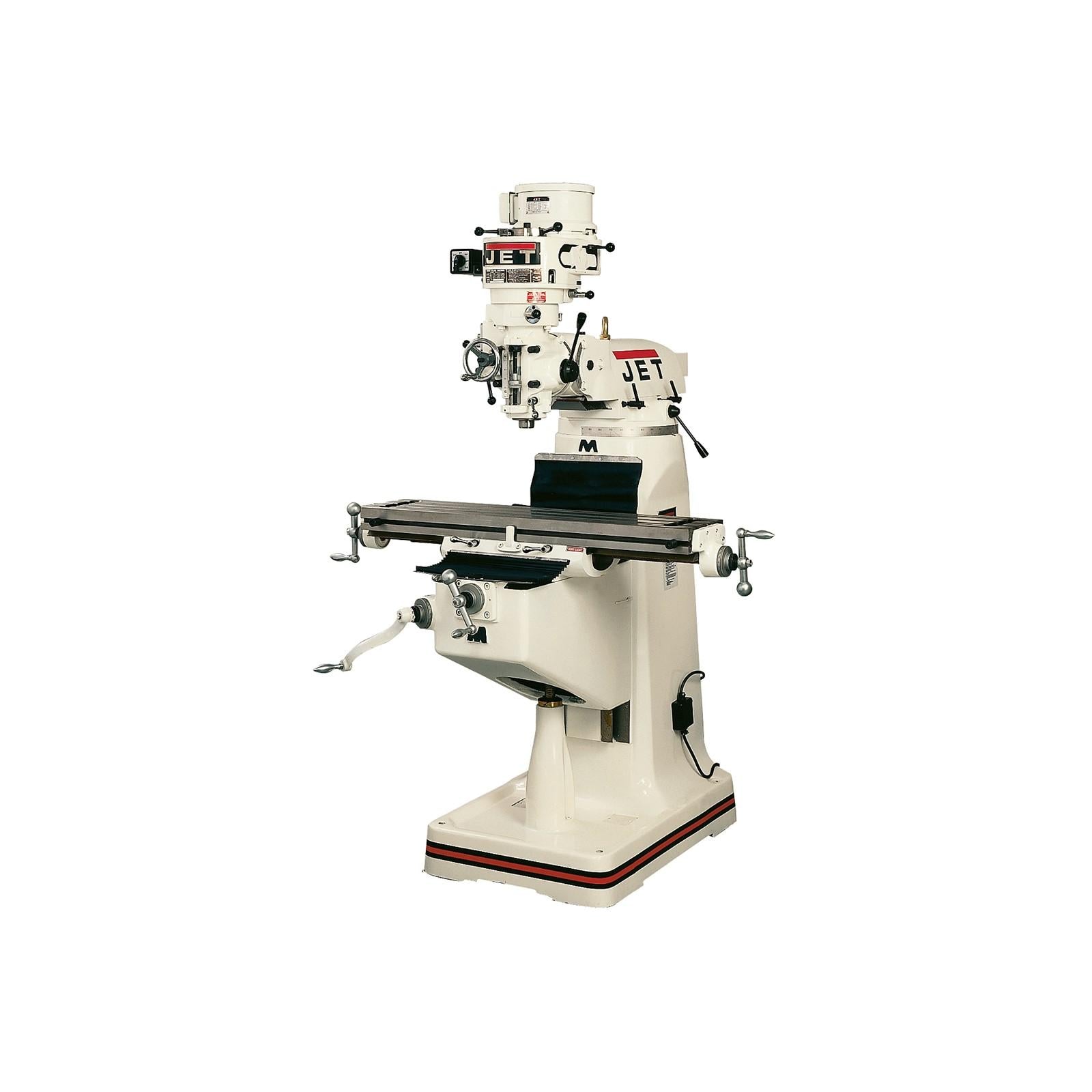 Jet JTM-1, 9"x42" Table, 16 Spindle Speeds, 2HP, 3Ph, 230V Only