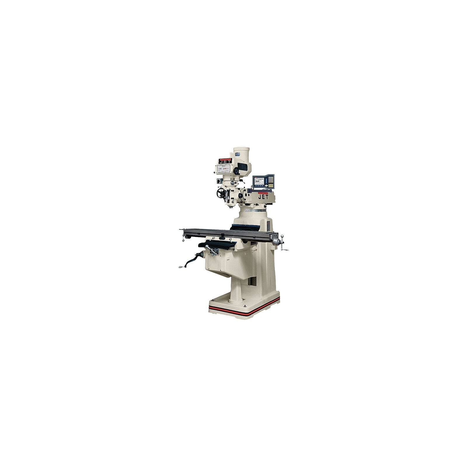 Jet JTM-1050 Mill with X & Y Powerfeed Installed