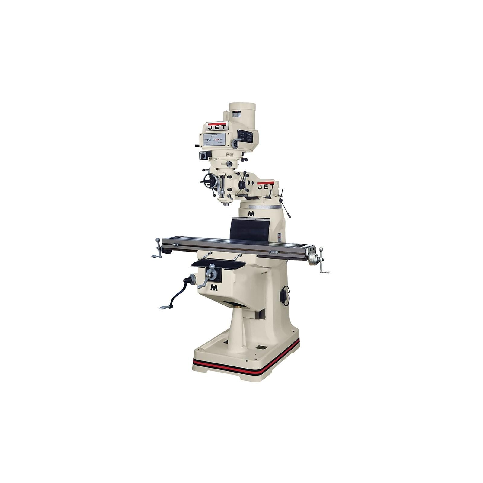 Jet JTM-4VS, 9" x 49" Table, R-8 Taper, 2HP, 1Ph, 115/230V