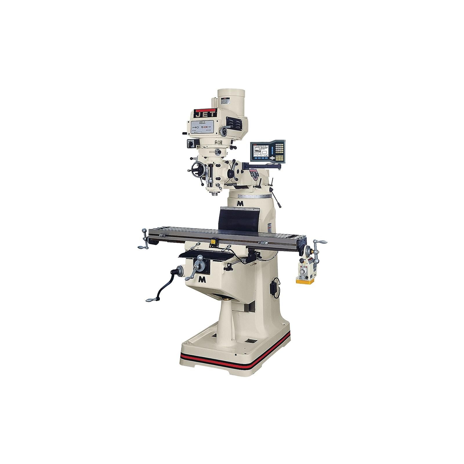 Jet JTM-4VS Mill with ANILAM 411 3AXIS KNEE & X-TPFA