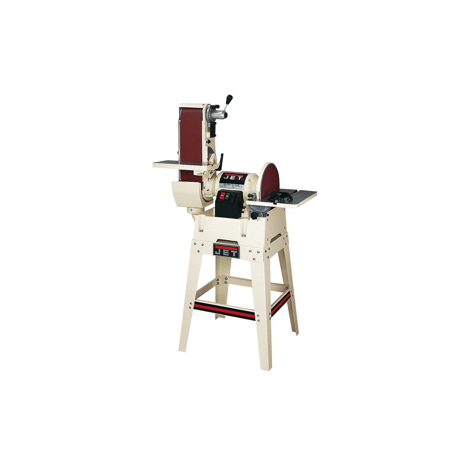 Jet JSG-6DCK, 6" x 48" Belt / 12" Disc Sander with Open Stand