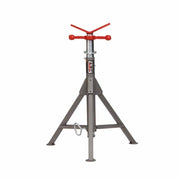 JT1-2664 JET, Folding Pipe Jack Stand, Large, Heavy-Duty 10 Inch V-Head