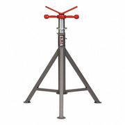 JT1-2665 JET, Roller Head Pipe Stand, 2500 lbs Max, Steel, Roller V Head, Rigid