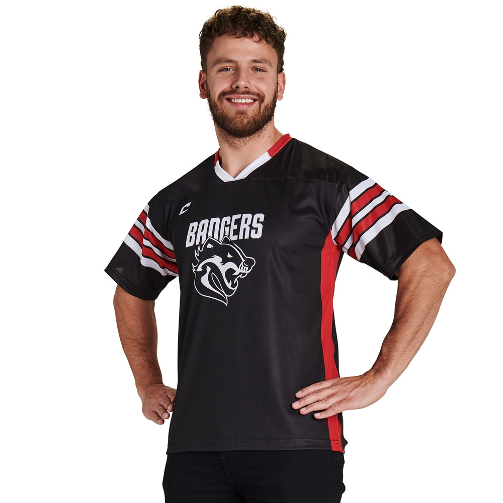Juice Fan Football Jersey - Matte Dazzle/Pro-Tricot Mesh - Adult - 3XL (Full-Dye, Premium cut-and-sew Sublimation. No Limitations!)