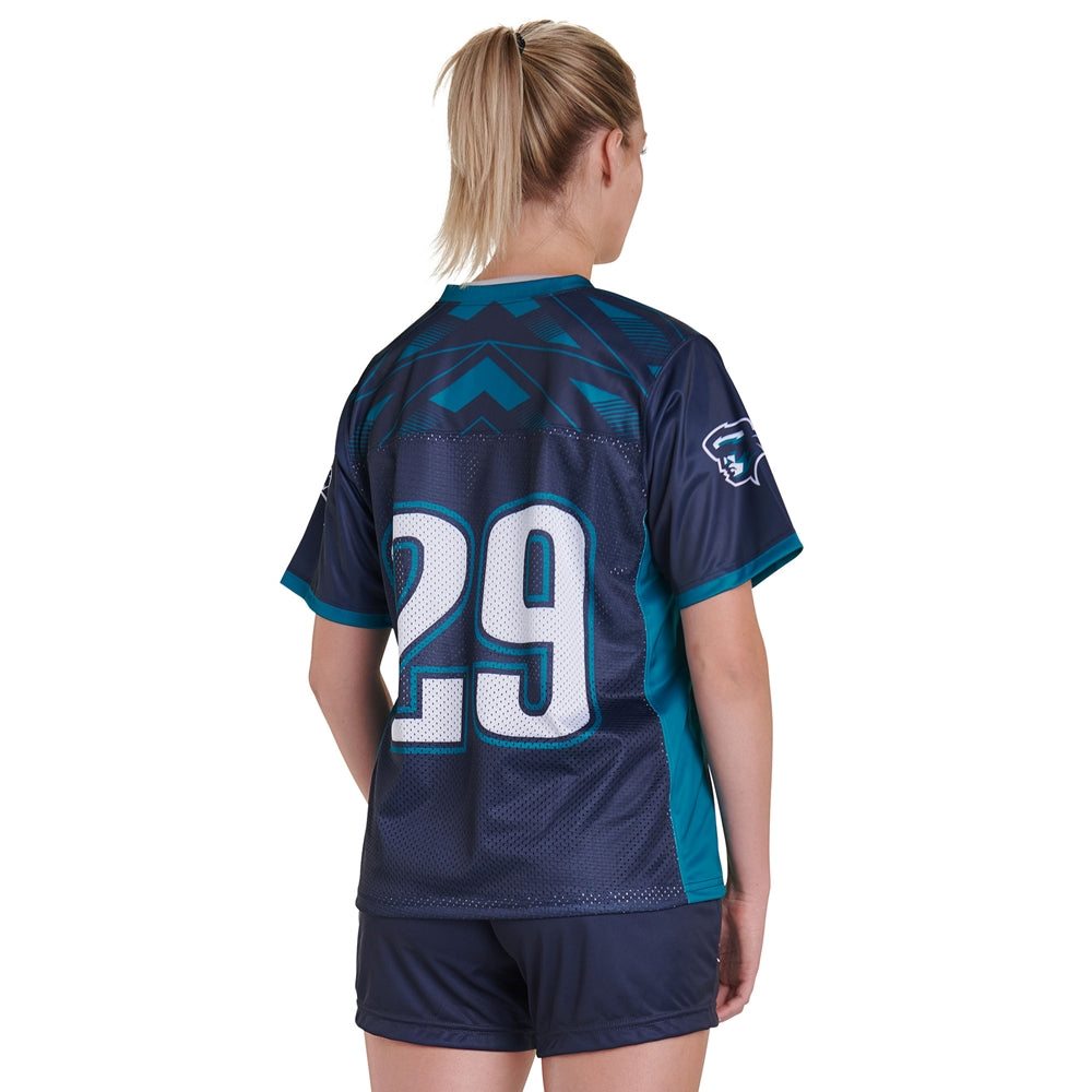 JUICE Flag Football Jersey - Womens - Large (Full-Dye, Premium cut-and-sew Sublimation. No Limitations!)