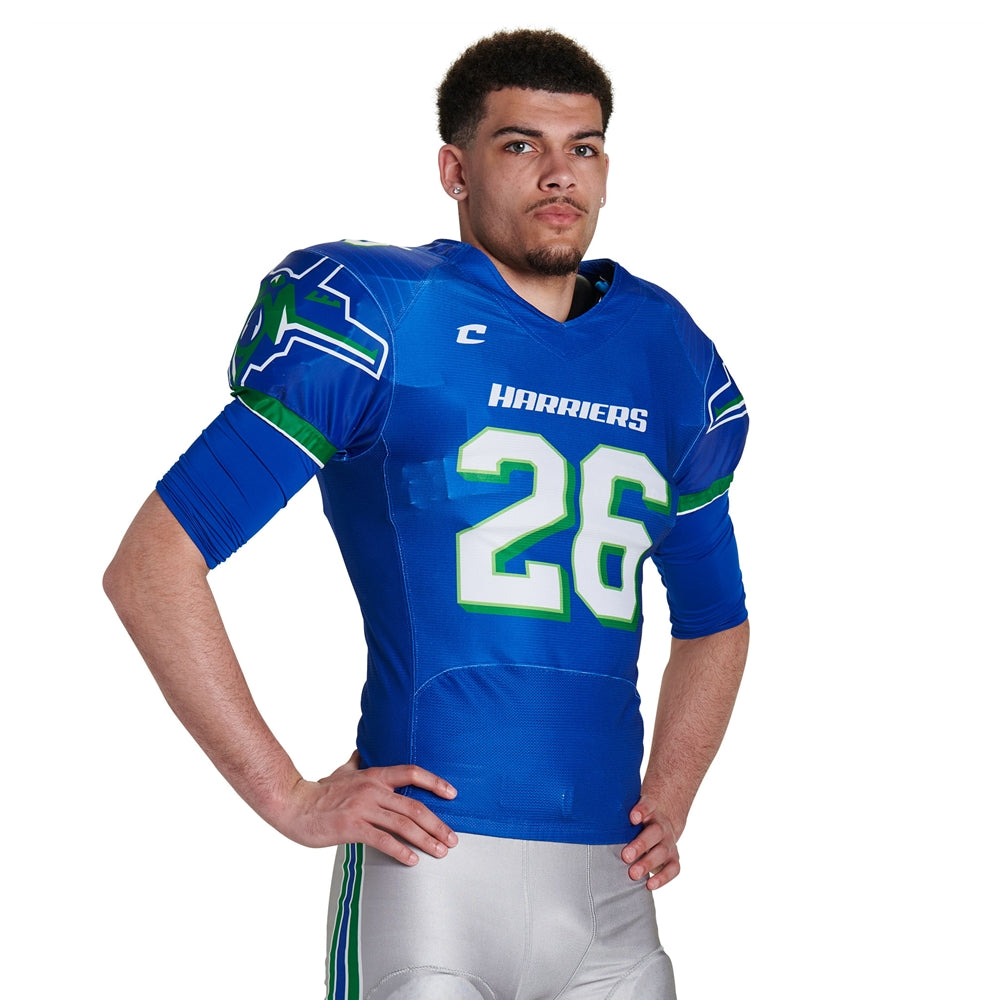 JUICE Collegiate Football Jersey - Adult - Large - Optima Flex/Pro-Centrum/Pro-Micro Mesh (Full-Dye Sublimation)
