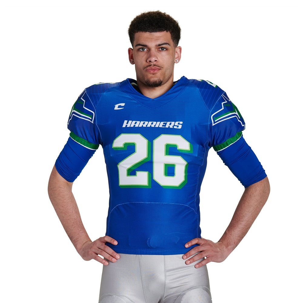 JUICE Collegiate Football Jersey - Youth - Small - Optima Flex/Pro-Centrum/Pro-Micro Mesh (Full-Dye Sublimation)