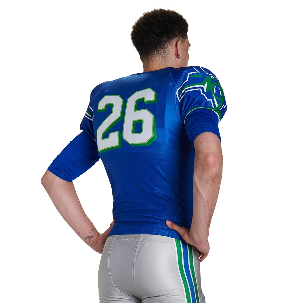 JUICE Collegiate Football Jersey - Adult - Large - Optima Flex/Pro-Centrum/Pro-Micro Mesh (Full-Dye Sublimation)
