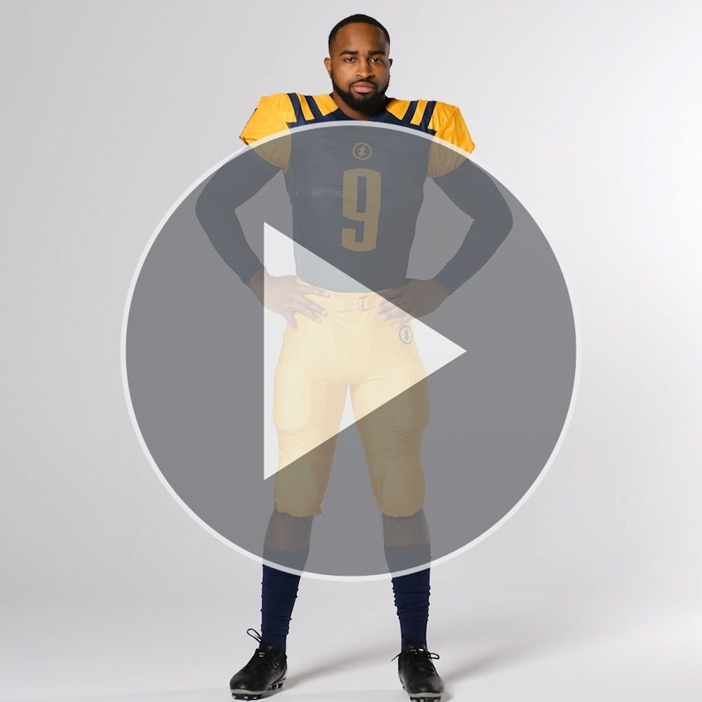 Juice FITTED Football Jersey - Adult - Medium (Full-Dye, Premium cut-and-sew Sublimation. No Limitations!)