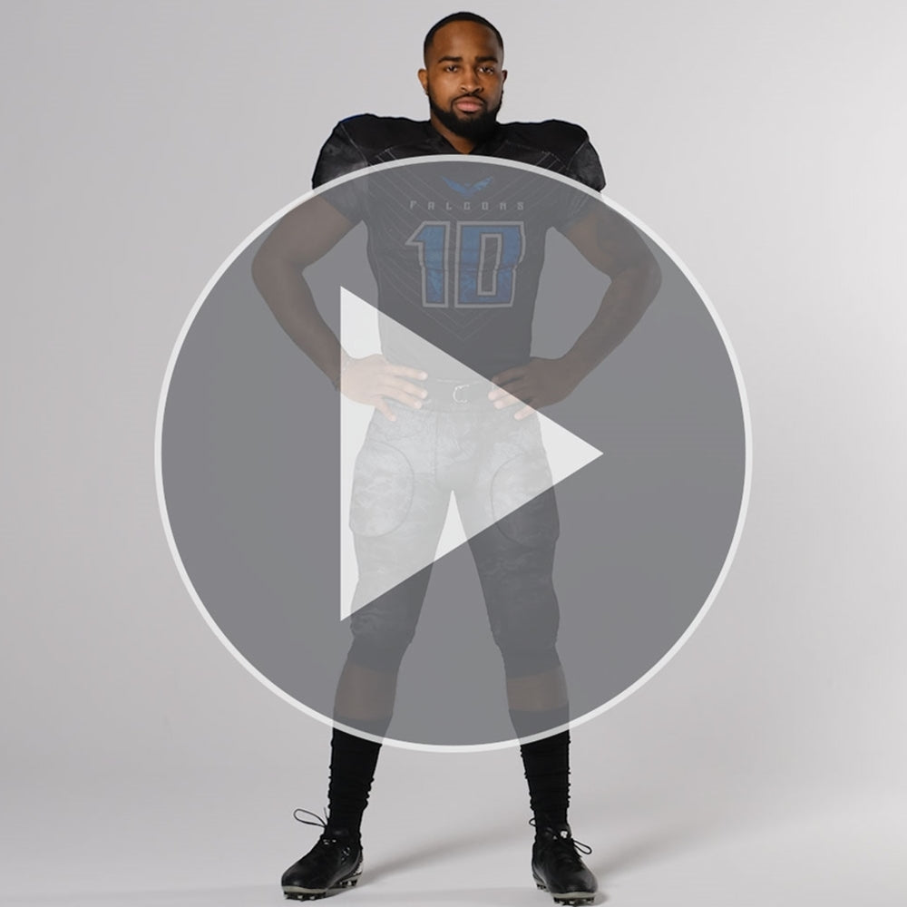 Juice Collegiate Football Jersey - Pro-Power Dazzle/Power Mesh - Youth - Small (Full-Dye, Premium cut-and-sew Sublimation. No Limitations!)