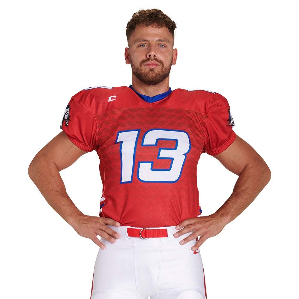 Juice Economy FITTED Football Jersey - Adult - Medium (Full-Dye, Premium cut-and-sew Sublimation. No Limitations!)