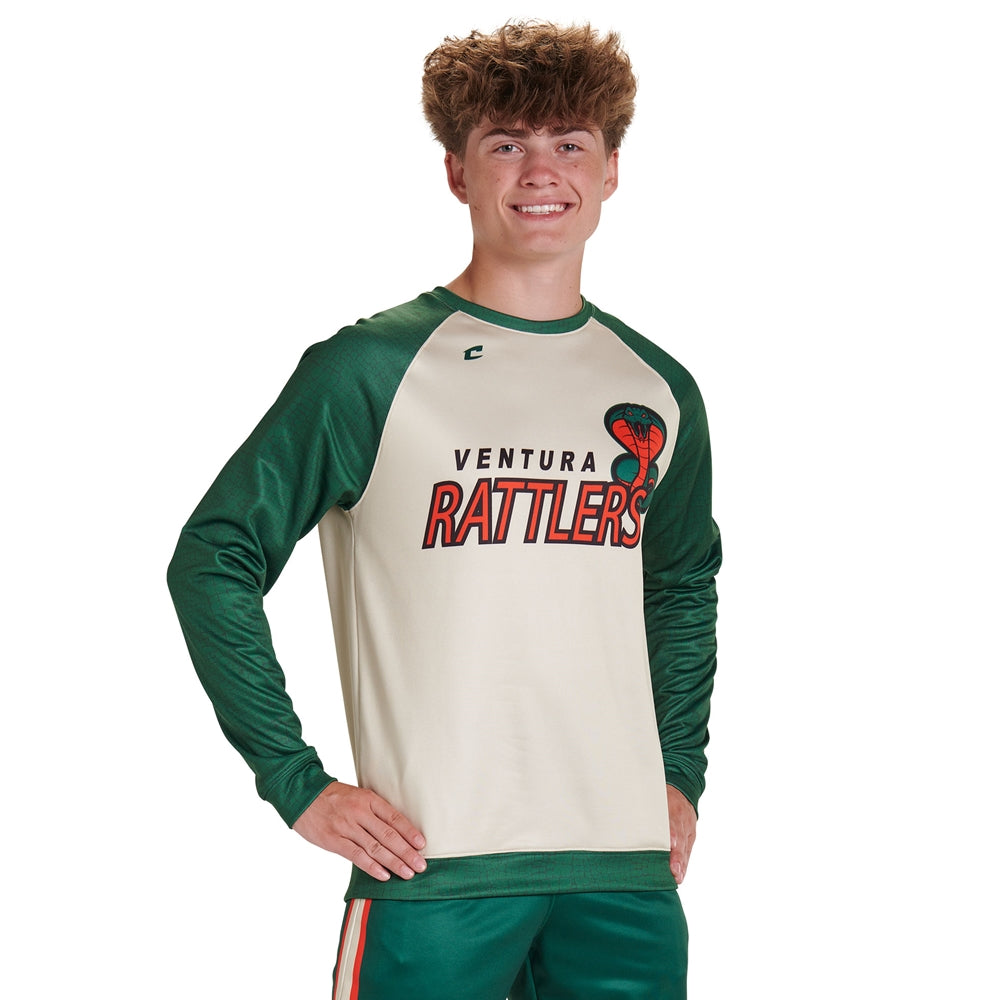 JUICE Raglan Crew - Womens - Large (Full-Dye, Premium cut-and-sew Sublimation. No Limitations!)