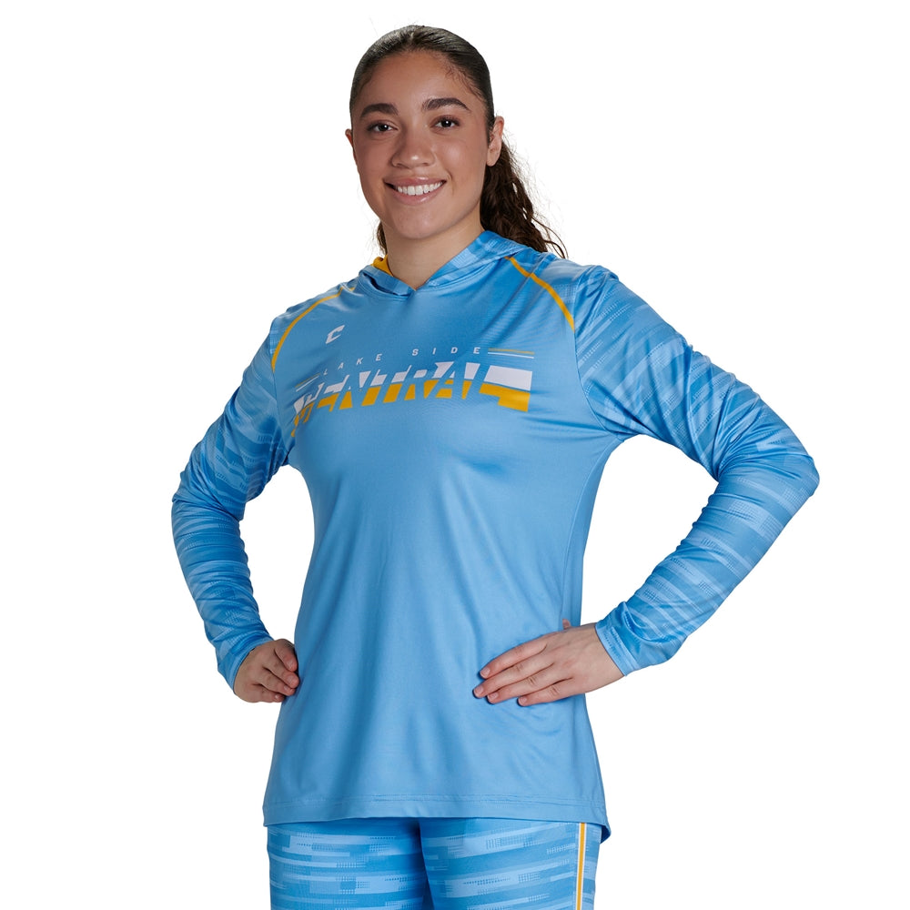 Juice Long Sleeve T-Shirt Hoodie - C-Tec - Girls - Medium (Full-Dye, Premium cut-and-sew Sublimation. No Limitations!)