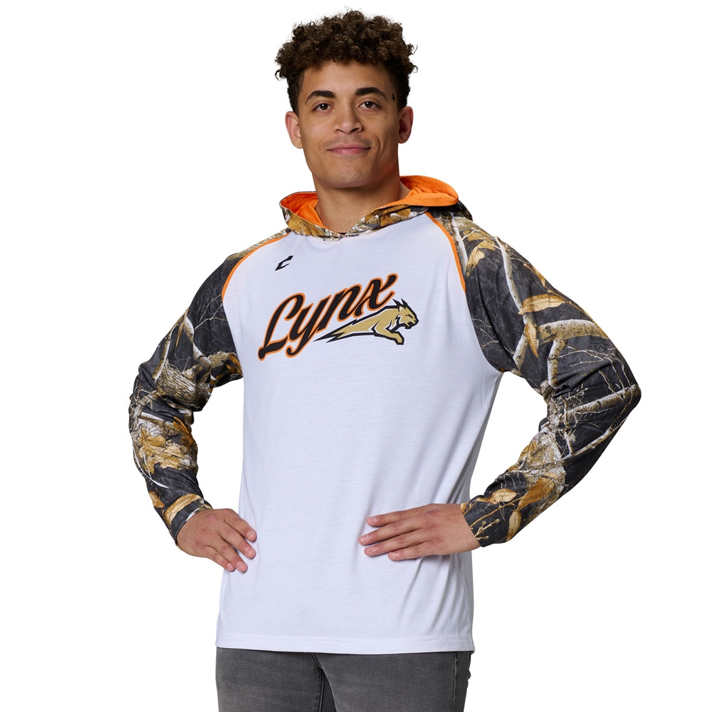 Juice Long Sleeve T-Shirt Hoodie - Flexdri Mesh - Adult - Medium (Full-Dye, Premium cut-and-sew Sublimation. No Limitations!)