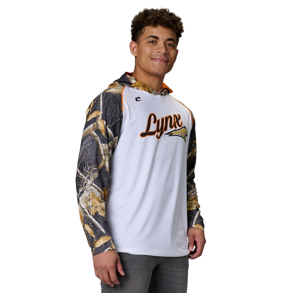 Juice Long Sleeve T-Shirt Hoodie - Flexdri Mesh - Youth - Medium (Full-Dye, Premium cut-and-sew Sublimation. No Limitations!)
