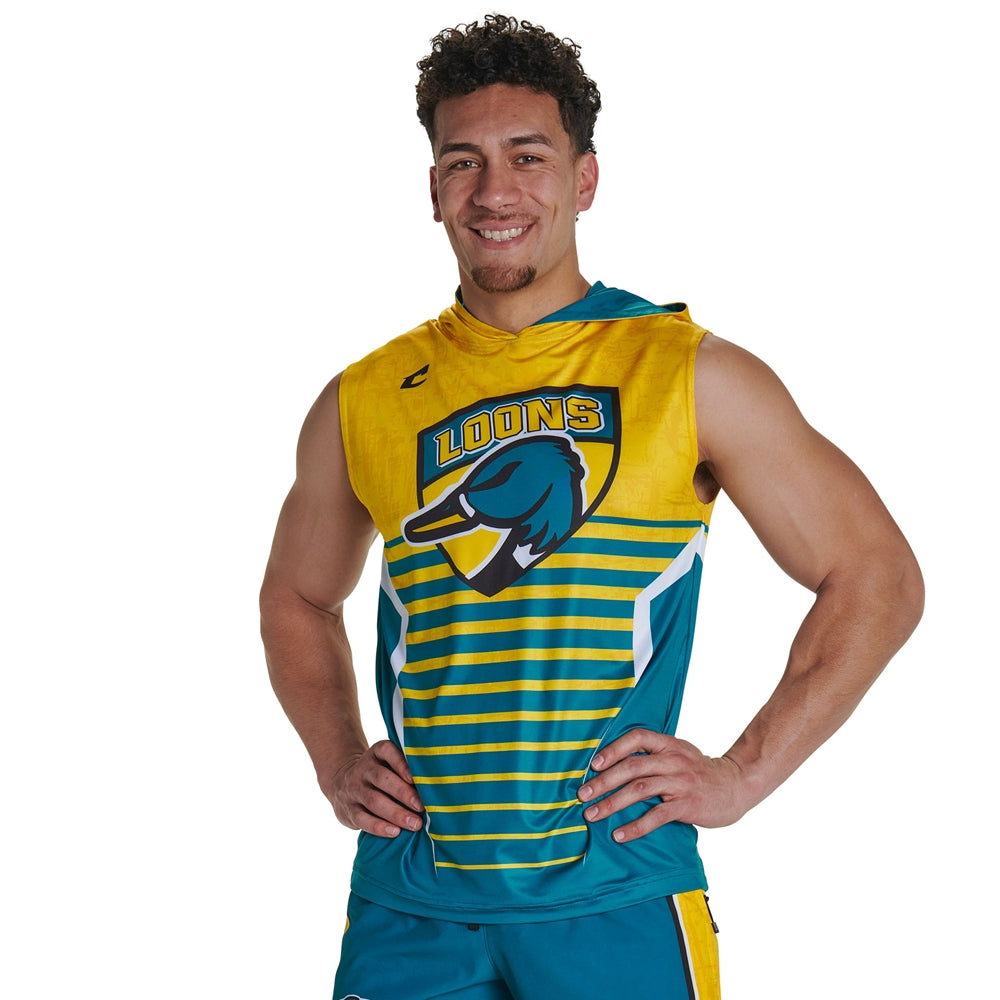 Juice Sleeveless T-Shirt Hoodie - Youth - Extra-Large - Active Cloth (Full-Dye Sublimation)