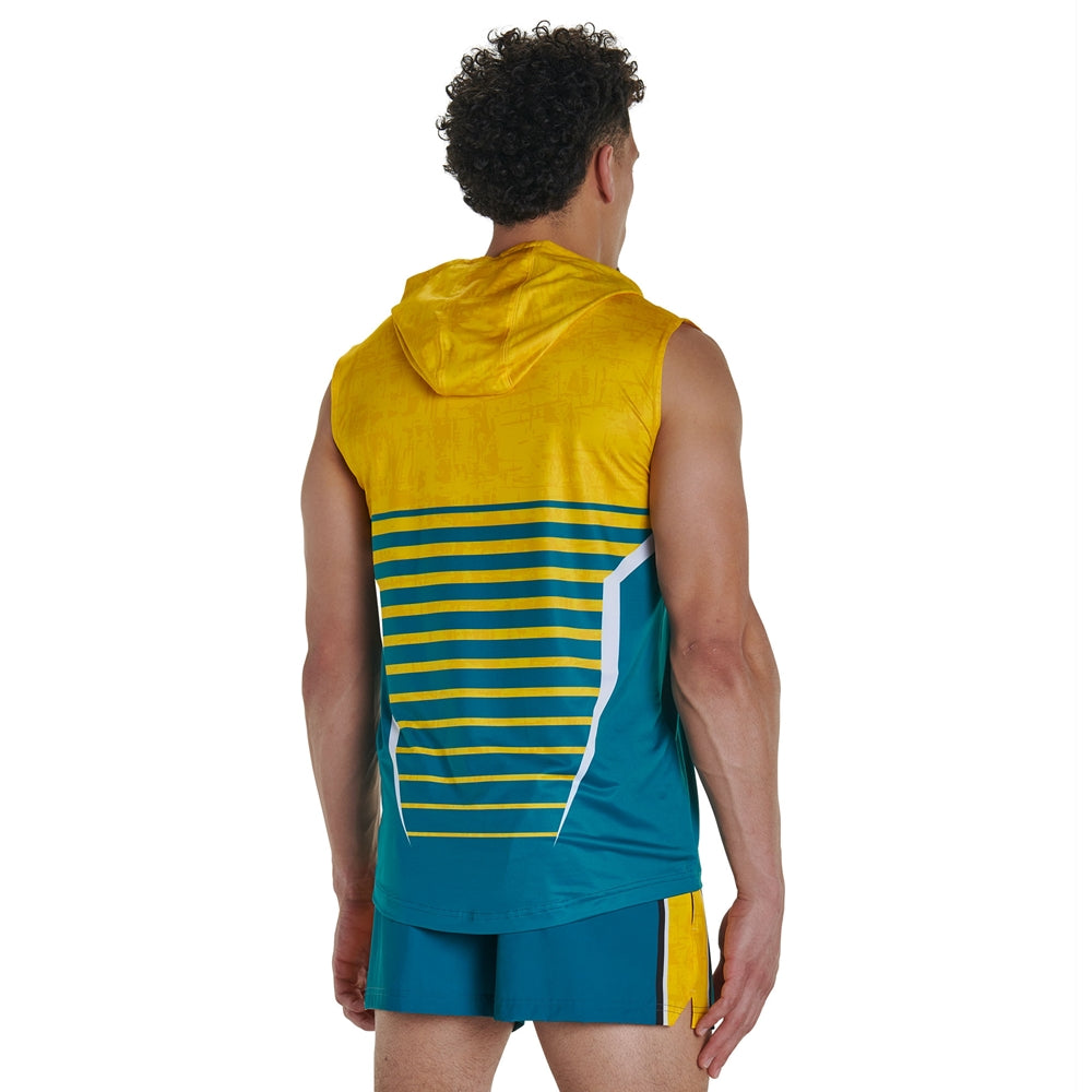 Juice Sleeveless T-Shirt Hoodie - Flexdri Mesh - Youth - Small (Full-Dye, Premium cut-and-sew Sublimation. No Limitations!)