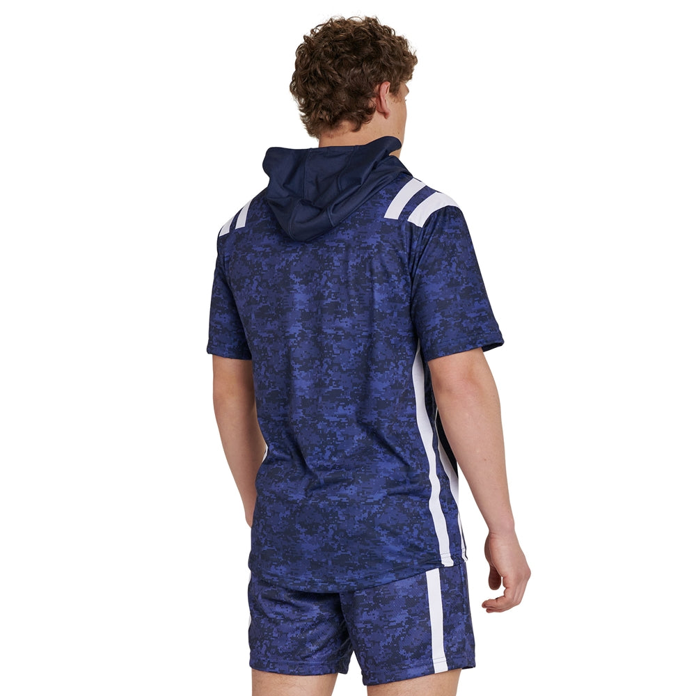 Juice Short Sleeve T-Shirt Hoodie - Flexdri Mesh - Girls - Small (Full-Dye, Premium cut-and-sew Sublimation. No Limitations!)
