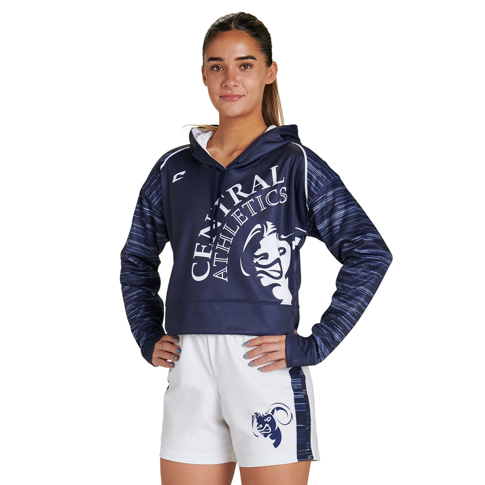 JUICE Cropped Hoodie - Womens - Extra-Small (Full-Dye, Premium cut-and-sew Sublimation. No Limitations!)