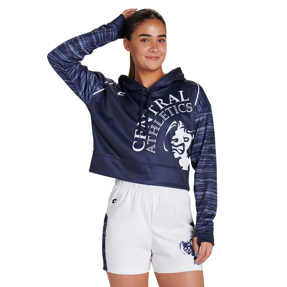 JUICE Cropped Hoodie - Womens - Medium (Full-Dye, Premium cut-and-sew Sublimation. No Limitations!)