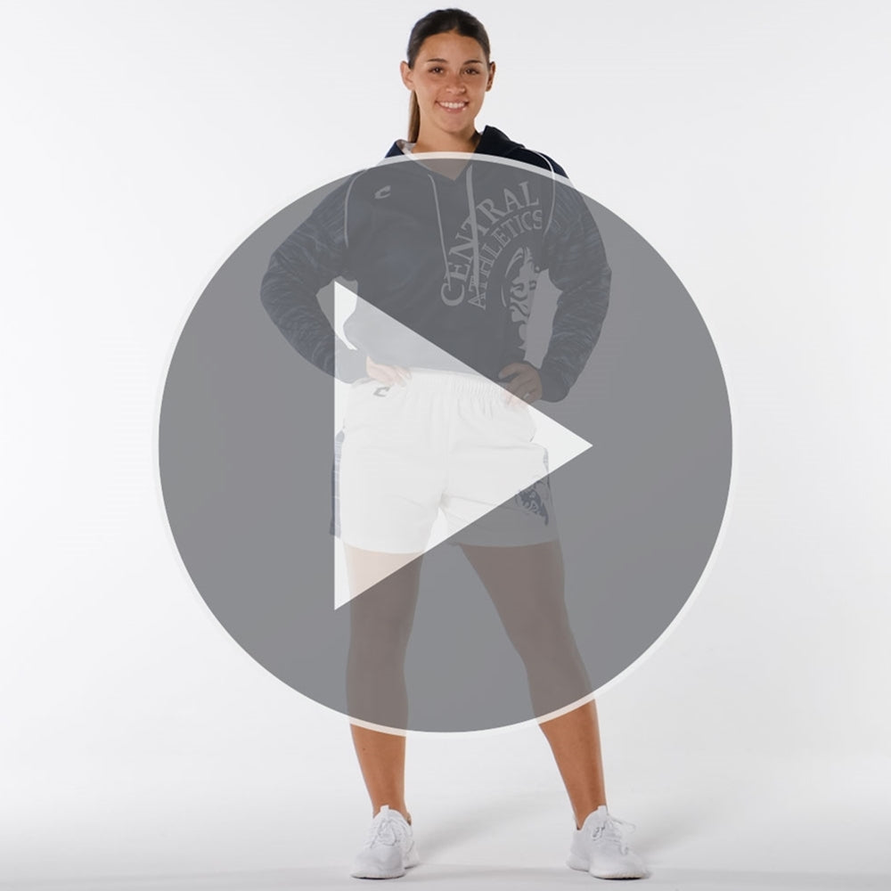 JUICE Cropped Hoodie - Womens - Small (Full-Dye, Premium cut-and-sew Sublimation. No Limitations!)