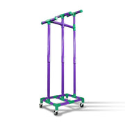 Jump Rope Hoop Holder Cart, 28”L x 19”W x 68”H