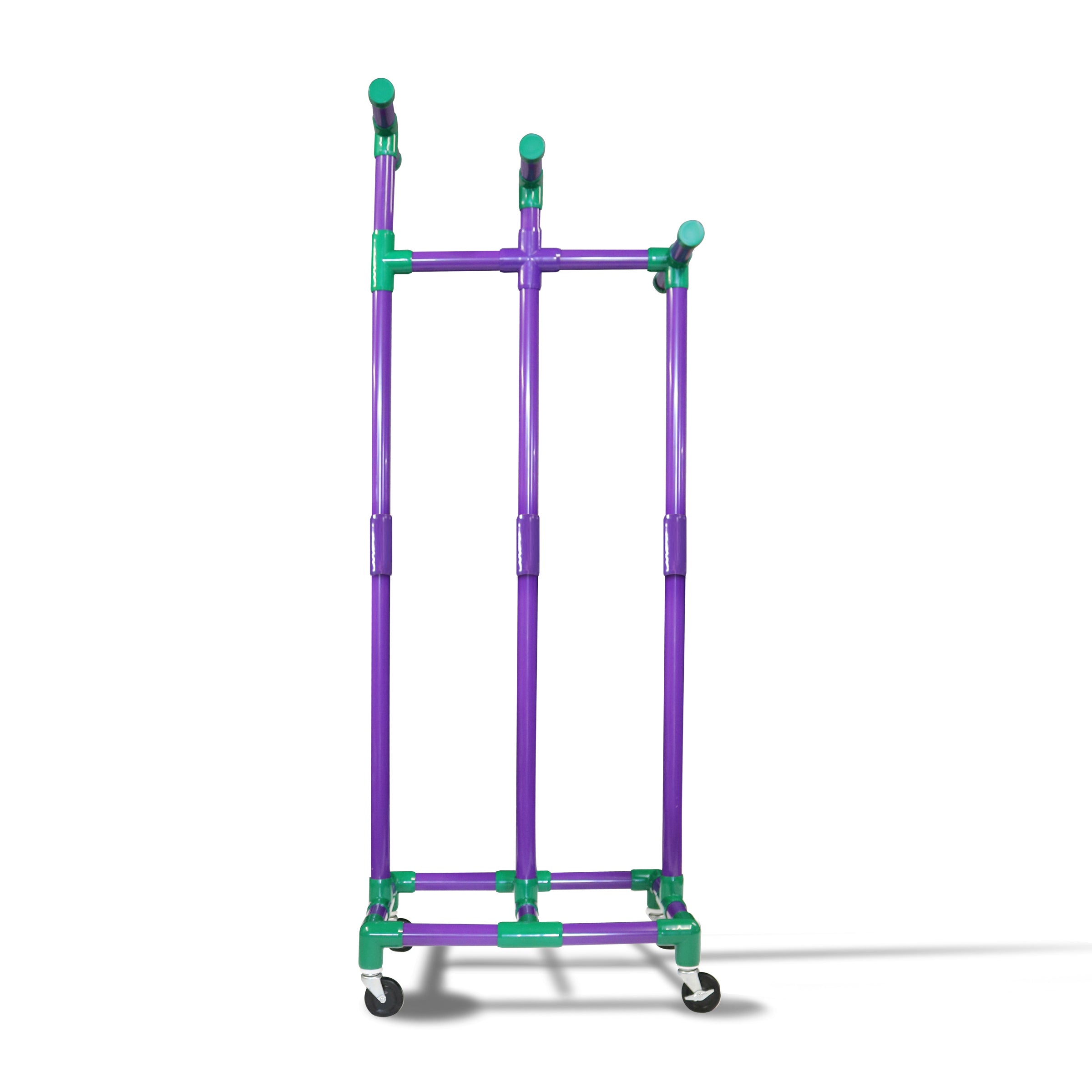Jump Rope Hoop Holder Cart, 28”L x 19”W x 68”H
