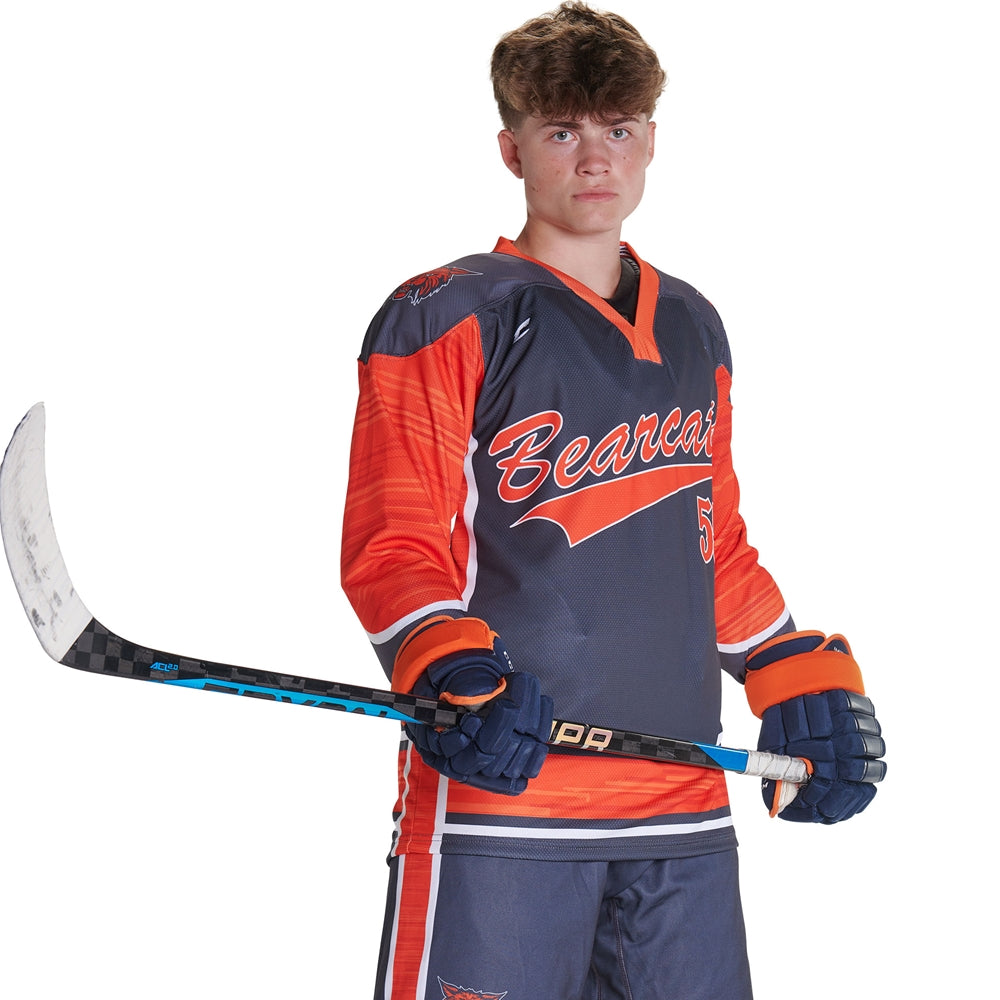 Juice Keyhole Neck Hockey Jersey - Adult - Large - Blink (Full-Dye Sublimation)