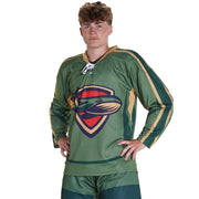 Juice Lace Neck Hockey Jersey - Tek-Knit - Adult - Small (Full-Dye, Premium cut-and-sew Sublimation. No Limitations!)