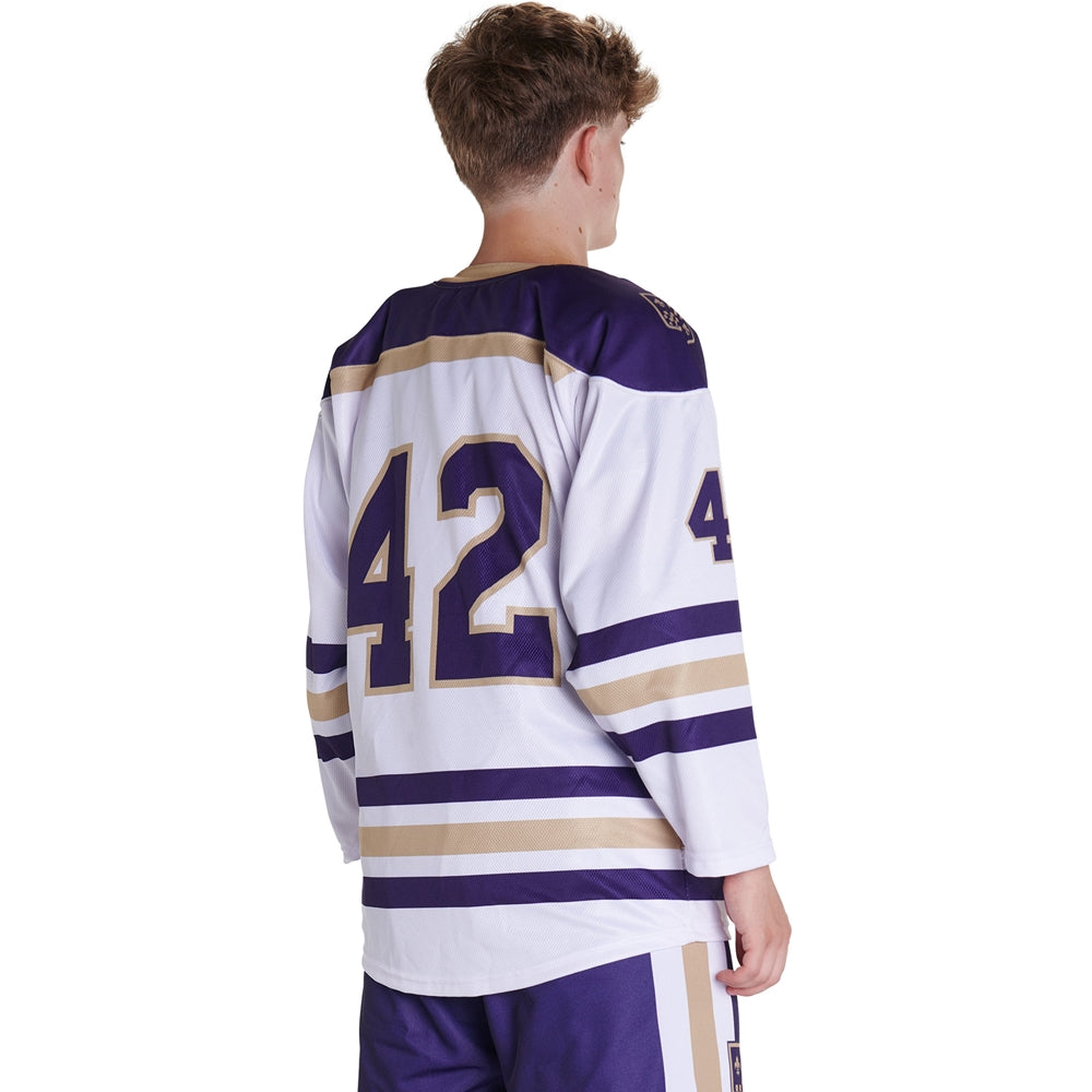 JUICE Elite V-Neck Hockey Jersey - Fusion Mesh - Intermediate - Goalie (Full-Dye, Premium cut-and-sew Sublimation. No Limitations!)