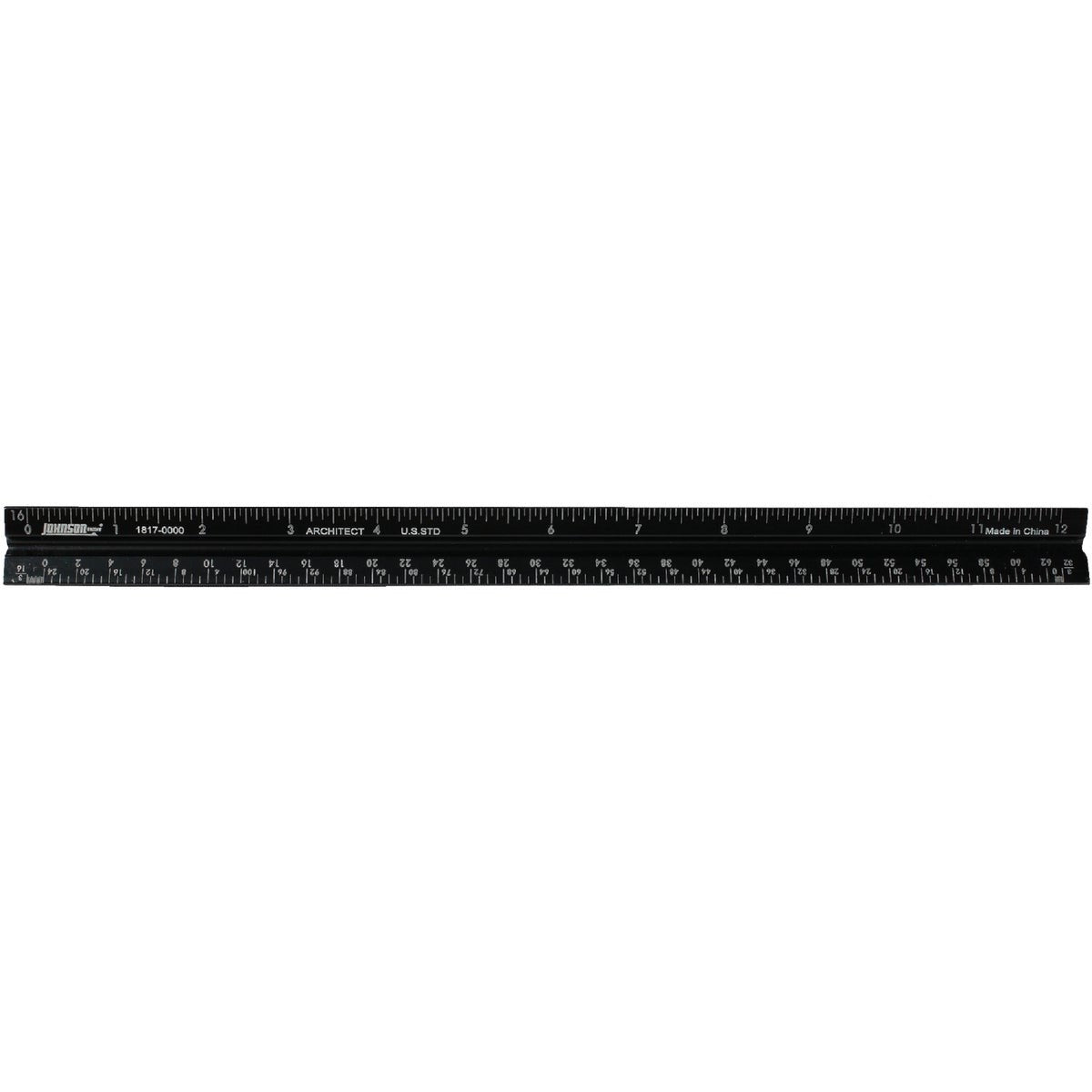Johnson Level 12 In. Aluminum Architect's Straight Edge Ruler – United ...
