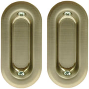 Johnson Hardware Oval Flush Pocket Door Pull
