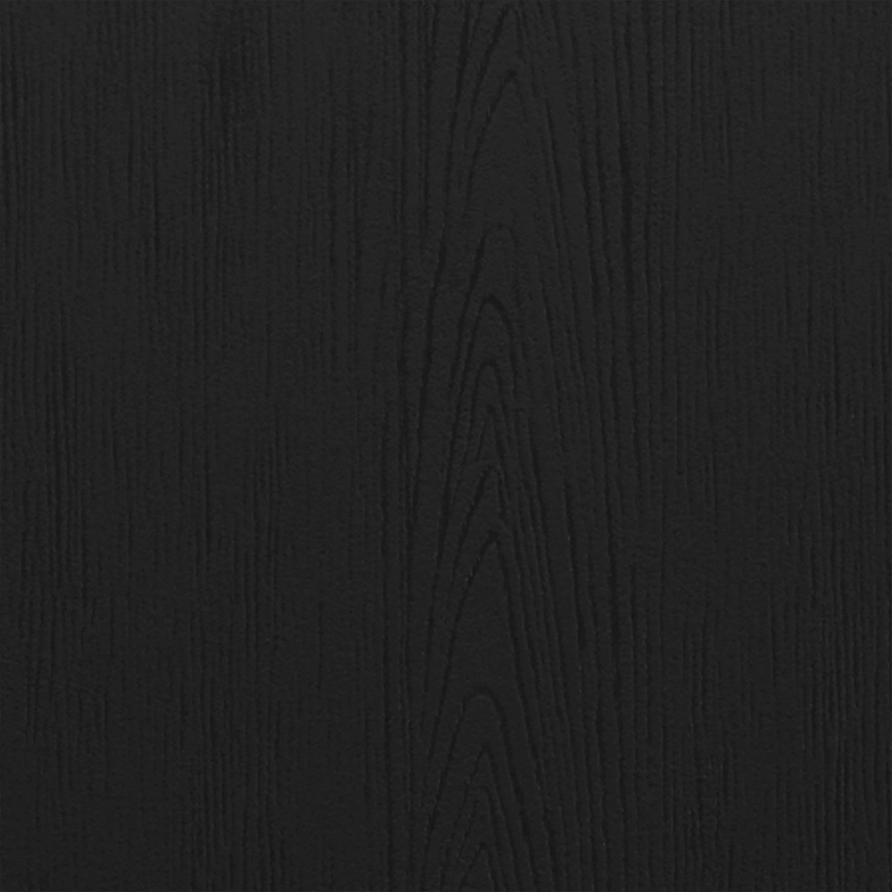 Sawyer Modern Commercial All-Weather Poly Resin Wood Adirondack Chair in Black