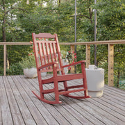 Winston All-Weather Poly Resin Rocking Chair in Red