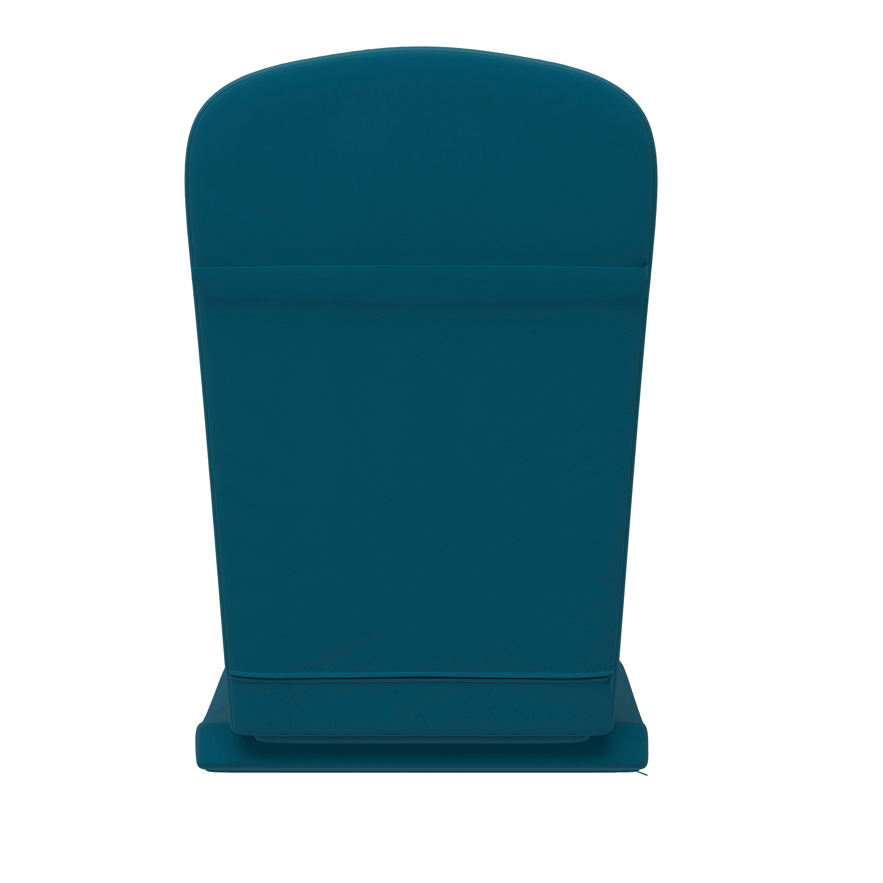Charlestown Set of 2 All Weather Indoor/Outdoor High Back Adirondack Chair Cushions, Patio Furniture Replacement Cushions - Teal
