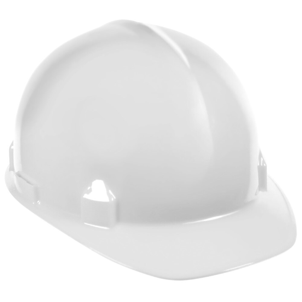 Hard Hat, SC-6, Front Brim, High-Density Polyethylene, White