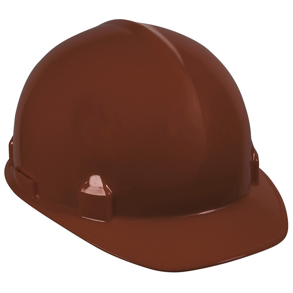 Hard Hat, SC-6, Front Brim, High-Density Polyethylene, Brown