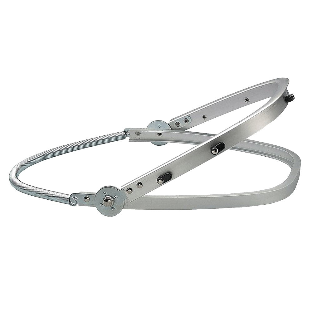 Face Shield Adapter, Coil Spring, Aluminum, Non-Slotted