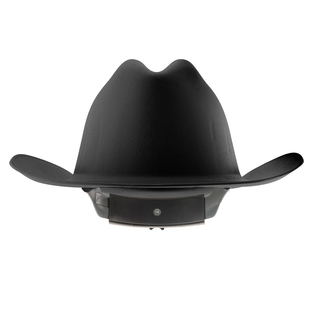 17330 Jackson Safety Western Outlaw Hard Hat, Western Brim, Black
