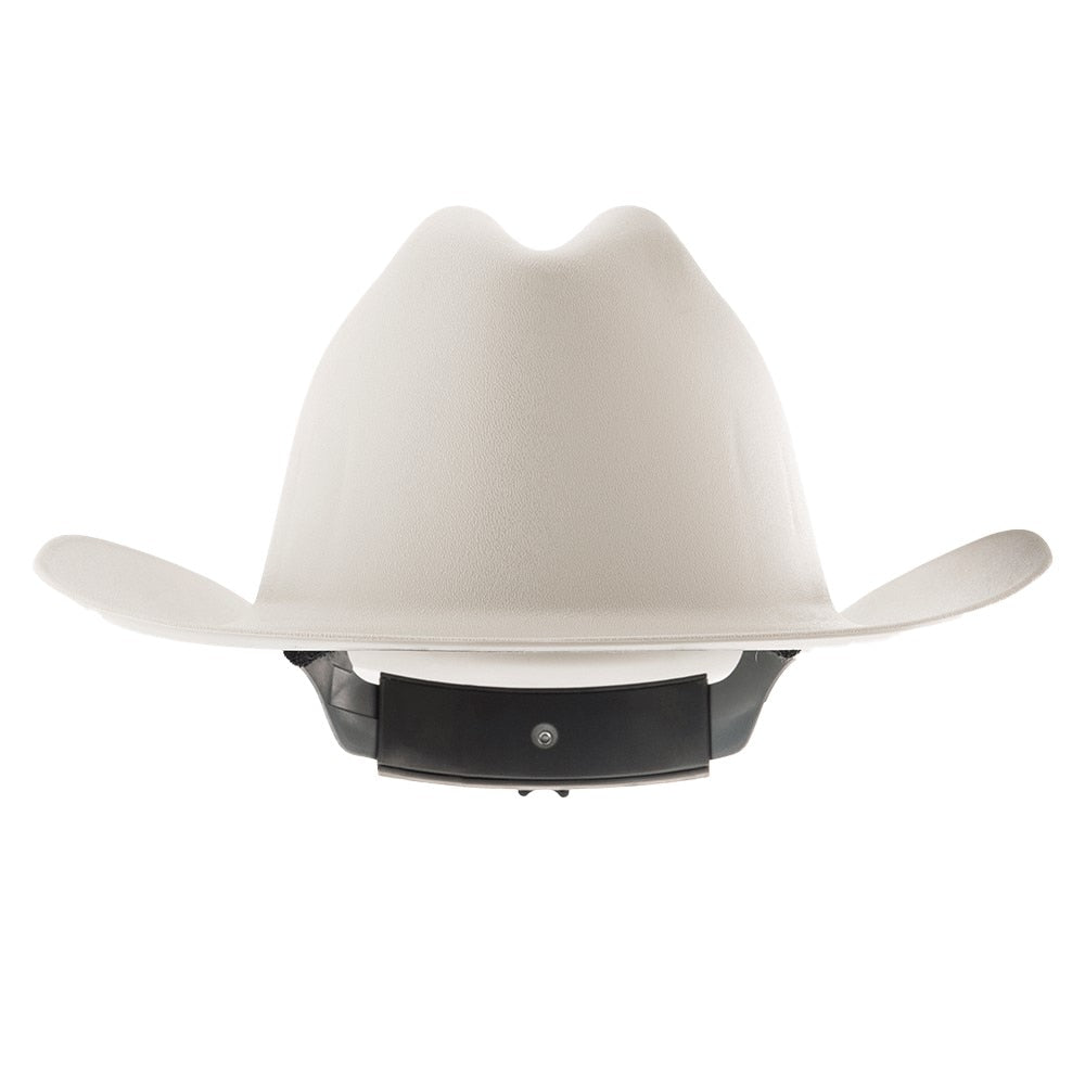 19500 Jackson Safety Western Outlaw Hard Hat, Western Brim, White